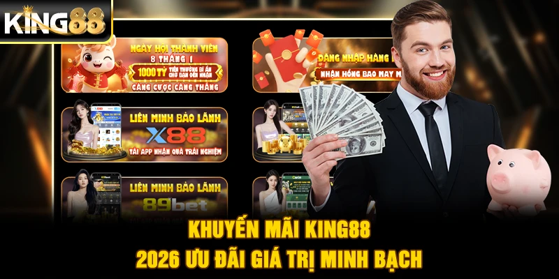 Khuyến mãi King88 2026 ưu đãi giá trị minh bạch